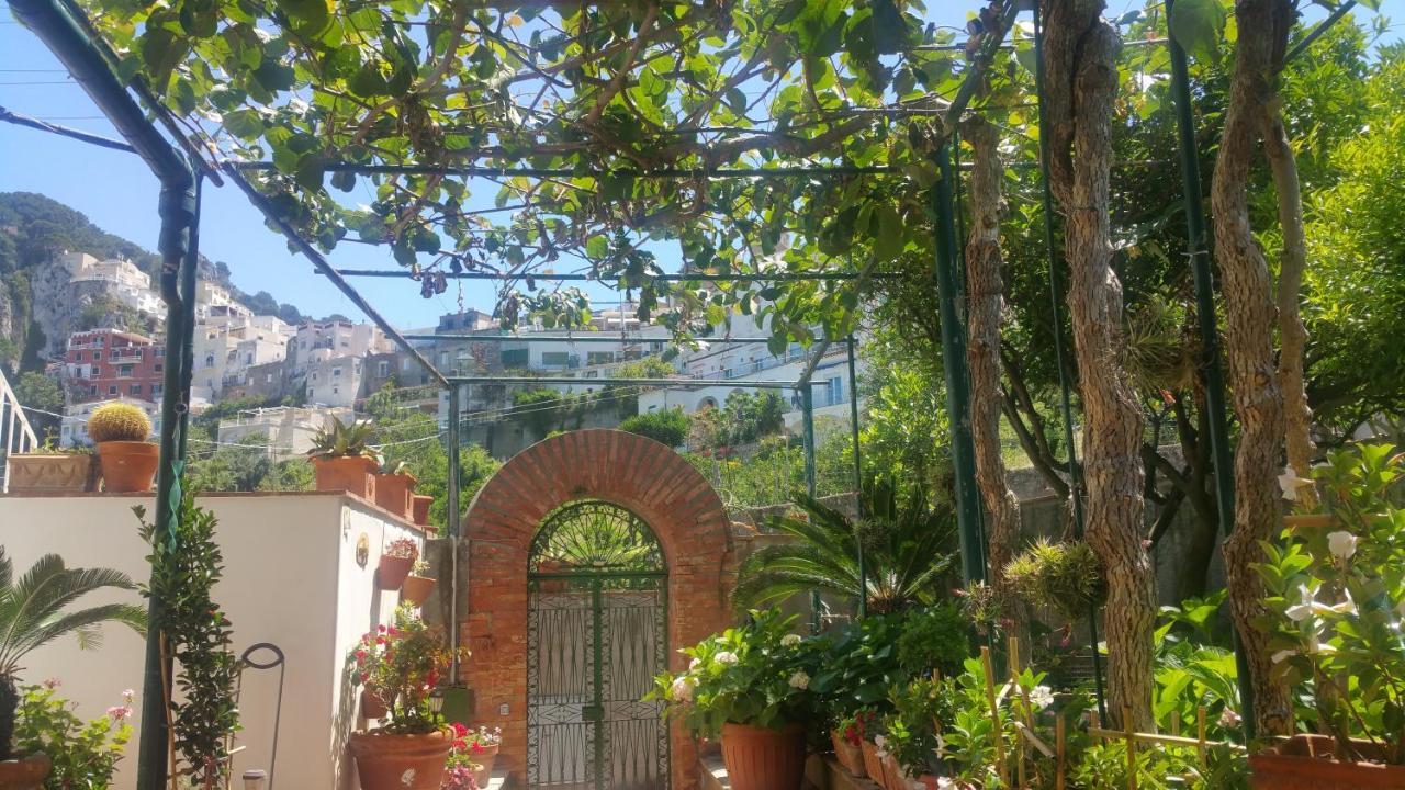 Villa Dei Fiori B&B Капри Экстерьер фото